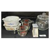 Corning Ware Casserole Dishes, Pyrex Measure Cups