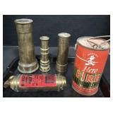 Antique Fire Safety Equipment.