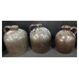 3 Stoneware Jugs.