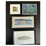 Framed & Signed Prints, Photographs.