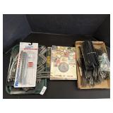 Lot Of Train Tracks & Lionel Books.