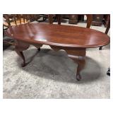 Queen Ann Style Cherry Coffee Table.