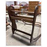 Primitive Pine Quilt Rack.