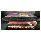 Game Of Thrones, Walking Dead Books, Betty Boop.