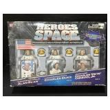Heroes Of Space Astronaut Action Figures & Cards.