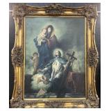 Signed Virgin Appears To St. John Of Nepomuk.