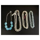 Sterling Silver Aquamarine Necklace.