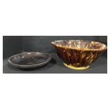 Handmade Pottery Bowl & Plate.