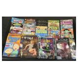 DC Comics, Futurama, Marvel Comic Books.