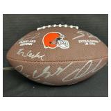 Cleveland Browns Autographed Football.