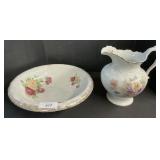 Pitcher & Wash Basin, Anchor Pottery.