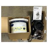 Crockpot & Ninja Blender.