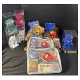 Large Lot Of Beanie Babies Bears.