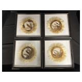 Vintage Pressed Flower Wall Art.