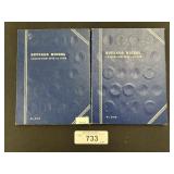 2 1913-1938 Buffalo Nickel Books.