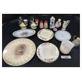 Japan Figurines & Vase, Floral, Anniversary Plates