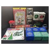 Vintage Christmas Ornaments, Figurines, Toys.
