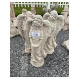 (3) Angelic Garden Statues.