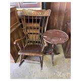 Hitchcock Style Rocking Chair, Victorian Style