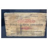Western Cartridge Co Ammunition Wood Crate.