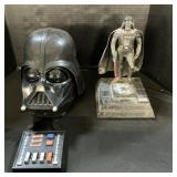 Star Wars Darth Vader Mask & Mechanical Bank.