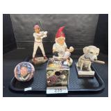 Phillies Baseball Figures, Bob The Baseball Dog