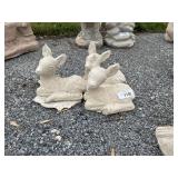 (3) Fawn Garden Statues.
