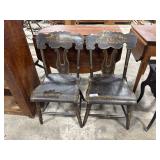 (2) Hitchcock Style Side Chairs.