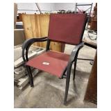 (2) Mesh & Aluminum Patio Chairs.