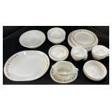 Corelle Gold Butterfly Dinnerware.