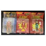 3 NOS Super Hero Action Figures.