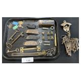 Vintage Skeleton Keys, Handles, Knobs & Hardware