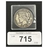 90% Silver 1924 Peace Dollar.