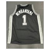 Signed Wembanyama Jersey.