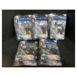 5 NOS Star Trek First Contact Action Figures.