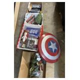 Captain America Shield, Books, Toys.