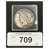90% Silver 1928 Peace Dollar.