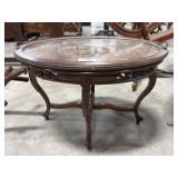 Antique French Style Walnut Coffee Table.