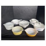 Corningware & Pyrex Bowls & Baking Dishes.