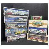 Large Lot Of Hess Trucks, 1 BP Truck.