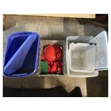 Plastic Dinnerware & Storage Totes.