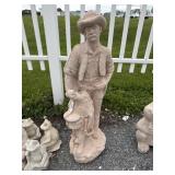 Cowboy Garden Statue.