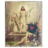 C. 1929 Oil On Canvas, The Resurrection.