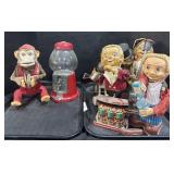 Vintage Winudup Toys, Gum Ball Machine.