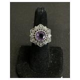 Sterling Silver Gemstone Ring.