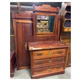 Victorian EastLake Style Hand Painted Vanity &