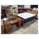 Vtg ArtDeco Waterfall Style Bedroom Suite.