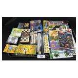Vintage Character Stickers, Gag Toys, Card Games.