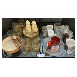 EAPG Glass, Milk Glass, Sango Dinnerware.