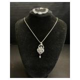 Sterling Silver Bracelet & Necklace.